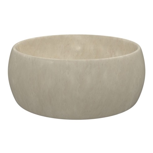 Lizzie 400mm Ceramic Washbowl - Stone Effect | Basins | Bath