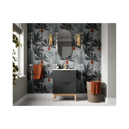 Lisbon 815mm Floor Standing 2 Drawer Basin Unit & Basin - Ma