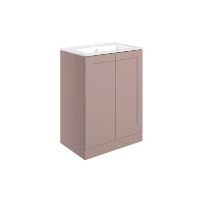Marvao 615mm Floor Standing 2 Door Basin Unit & Basin - Matt