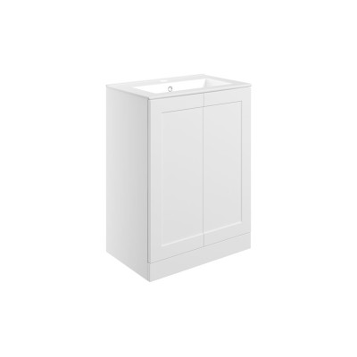 Marvao 615mm Floor Standing 2 Door Basin Unit & Basin - Matt