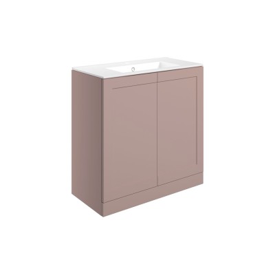 Marvao 815mm Floor Standing 2 Door Basin Unit & Basin - Matt