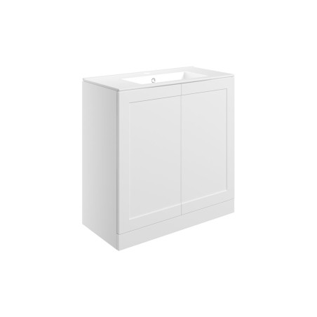 Marvao 815mm Floor Standing 2 Door Basin Unit & Basin - Matt