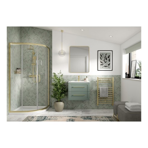 Marvao 815mm Floor Standing 2 Door Basin Unit & Basin - Matt