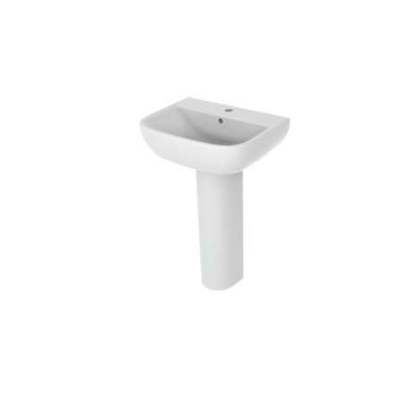 //2Go 1TH Basin & Full Pedestal | Basins | BathroomKing