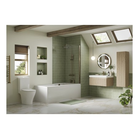 Castello 500mm Wall Hung 1 Drawer Basin Unit & Basin - Textu