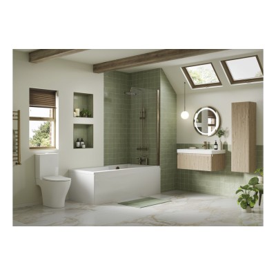 Castello 805mm Wall Hung 1 Drawer Basin Unit & Basin - Textu 2