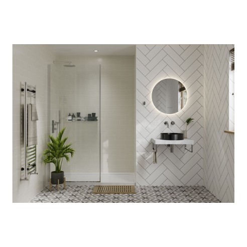 Abode Iox 375mm Round Steel Basin - PVD Black | Basins | Bat