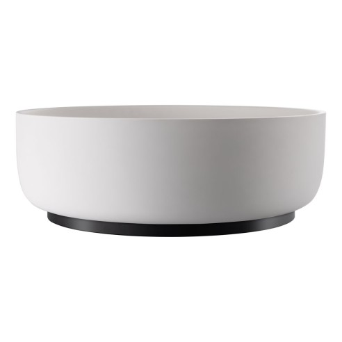 Abode Cava 375mm Round Basin - Chalk White | Basins | Bathro