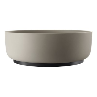 Abode Cava 375mm Round Basin - Pebble Grey | Basins | Bathro 2