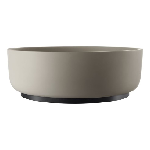 Abode Cava 375mm Round Basin - Pebble Grey | Basins | Bathro