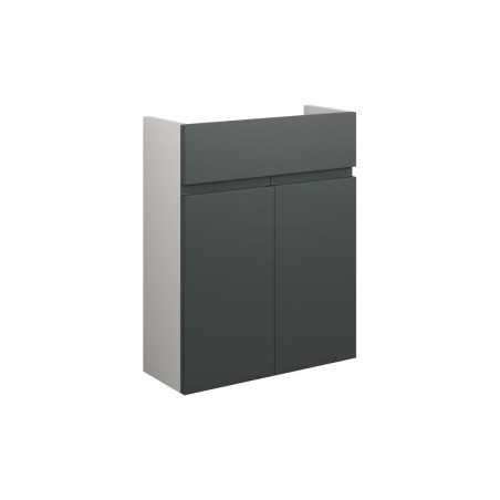 Bau 500mm Slim Basin Unit - Matt Graphite Grey (Grey Cab) |