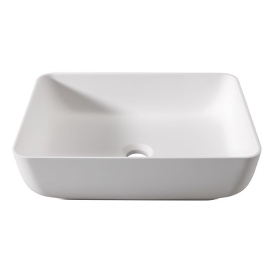 Abode Cava 450x350mm Tablet Basin - Chalk White | Basins | B