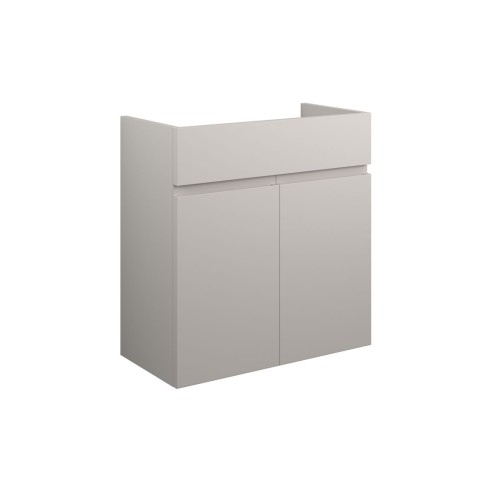 Bau 600mm Standard Basin Unit - Matt Dove Grey (Grey Cab) |