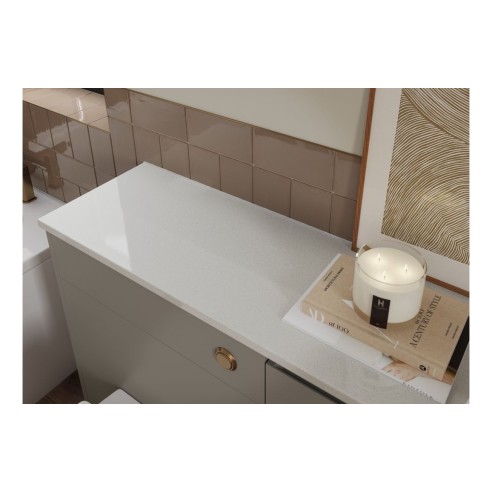 Bau 500mm Slim Basin Unit - Matt Stone (Grey Cab) | Vanity U