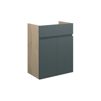 Bau 500mm Standard Basin Unit - Matt Green Camo (Oak Cab) |
