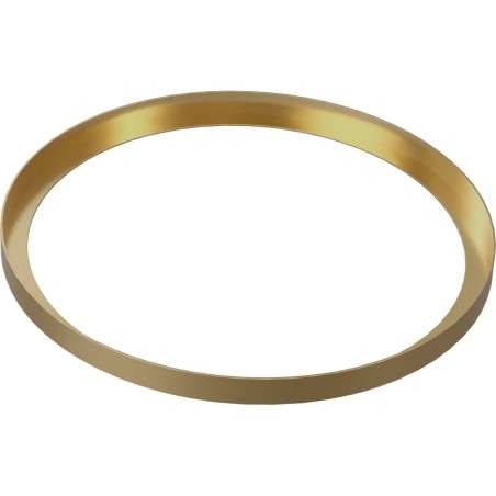 Abode Cava Round Basin Plinth - Brushed Brass | Basins | Bat