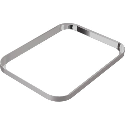 Abode Cava Tablet Basin Plinth - Chrome | Basins | BathroomK