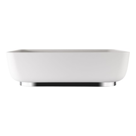 Abode Cava Tablet Basin Plinth - Chrome | Basins | BathroomK