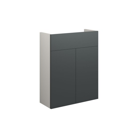 Envio 500mm Slim Basin Unit - Matt Graphite Grey (Grey Cab)