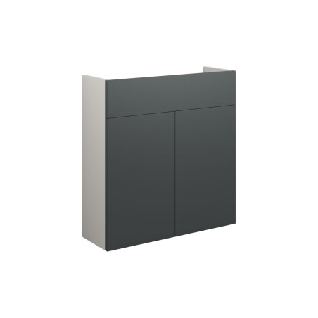 Envio 600mm Slim Basin Unit - Matt Graphite Grey (Grey Cab)