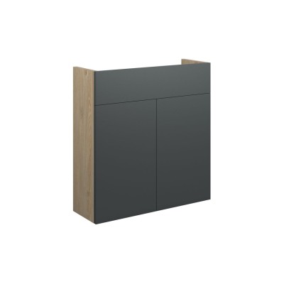 Envio 600mm Slim Basin Unit - Matt Graphite Grey (Oak Cab) |