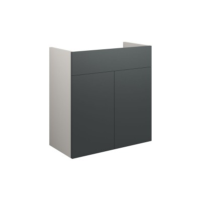 Envio 600mm Standard Basin Unit - Matt Graphite Grey (Grey C