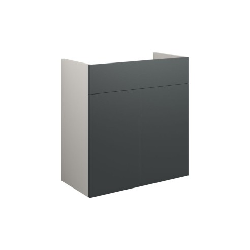 Envio 600mm Standard Basin Unit - Matt Graphite Grey (Grey C
