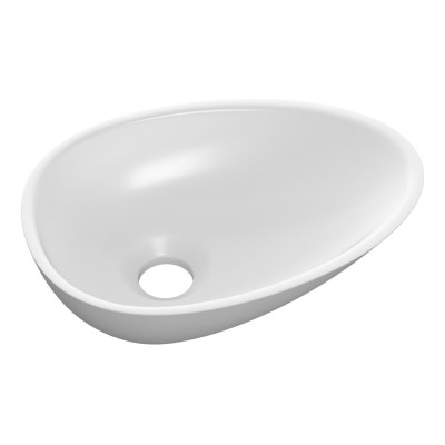 Benito 320x220mm Mini Resin Washbowl - White | Basins | Bath