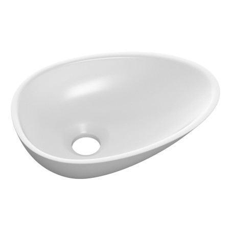 Benito 320x220mm Mini Resin Washbowl - White | Basins | Bath