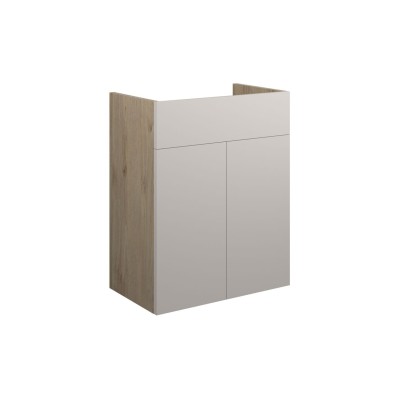 Envio 500mm Standard Basin Unit - Matt Dove Grey (Oak Cab) |