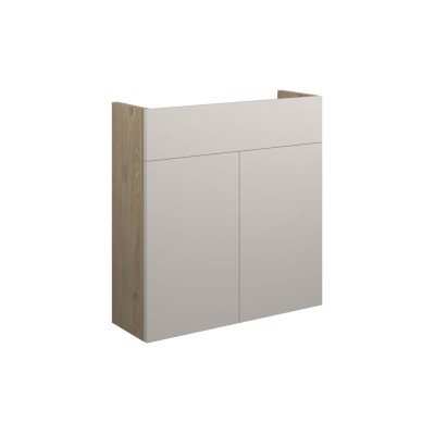 Envio 600mm Slim Basin Unit - Matt Dove Grey (Oak Cab) | Van