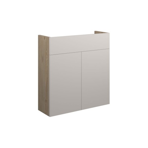 Envio 600mm Slim Basin Unit - Matt Dove Grey (Oak Cab) | Van
