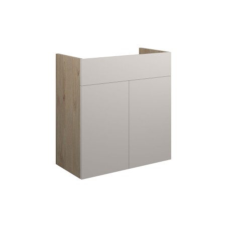 Envio 600mm Standard Basin Unit - Matt Dove Grey (Oak Cab) |