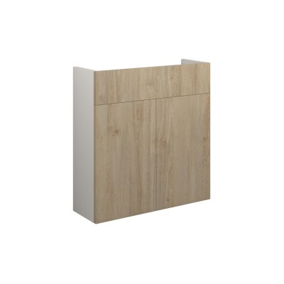 Envio 600mm Slim Basin Unit - Havana Oak (Grey Cab) | Vanity
