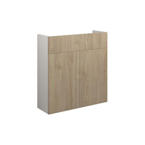 Envio 600mm Slim Basin Unit - Havana Oak (Grey Cab) | Vanity