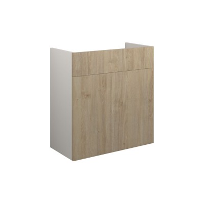 Envio 600mm Standard Basin Unit - Havana Oak (Grey Cab) | Va