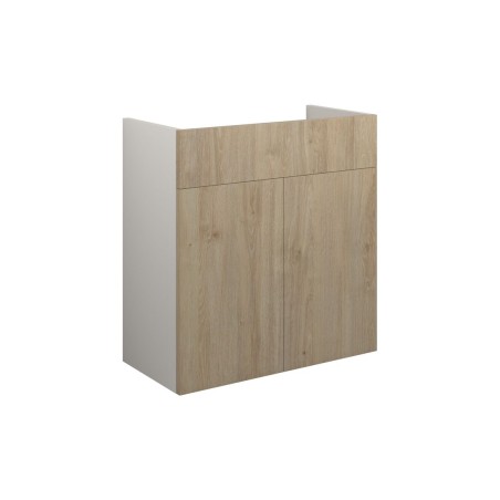 Envio 600mm Standard Basin Unit - Havana Oak (Grey Cab) | Va