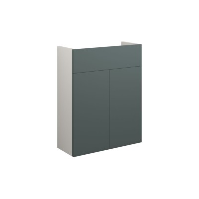 Envio 500mm Slim Basin Unit - Matt Green (Grey Cab) | Vanity