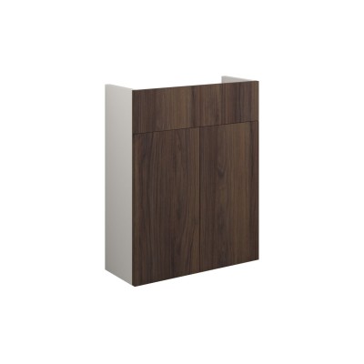 Envio 500mm Slim Basin Unit - Warm Walnut (Grey Cab) | Vanit