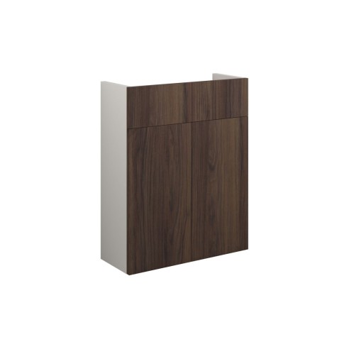 Envio 500mm Slim Basin Unit - Warm Walnut (Grey Cab) | Vanit