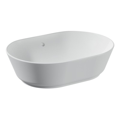 VitrA Geo 545x400mm 0TH Basin w/Overflow - White | Basins |