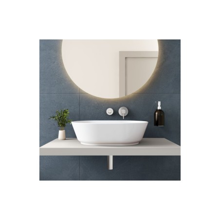 VitrA Geo 545x400mm 0TH Basin w/Overflow - White | Basins |