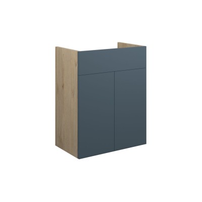 Envio 500mm Standard Basin Unit - Matt Arley Blue (Oak Cab)