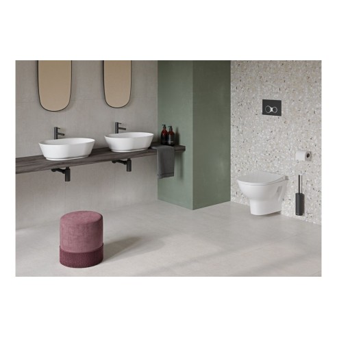 VitrA Geo 545x400mm 0TH Basin w/Overflow - White | Basins |