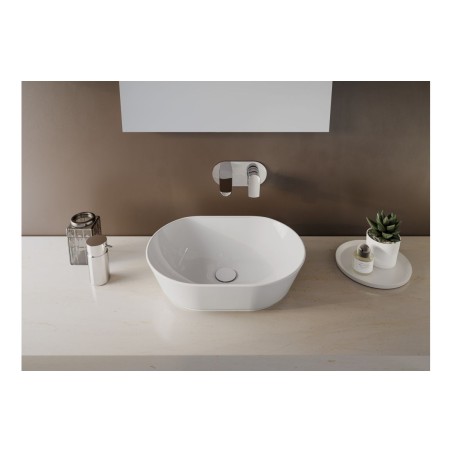 VitrA Geo 545x400mm 0TH Basin (No Overflow) - White | Basins