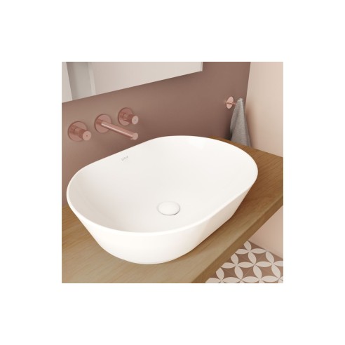 VitrA Geo 545x400mm 0TH Basin (No Overflow) - White | Basins