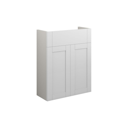 Anibel 500mm Slim Basin Unit - Matt White (Grey Cab) | Vanit