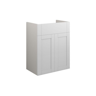 Anibel 500mm Standard Basin Unit - Matt White (Grey Cab) | V