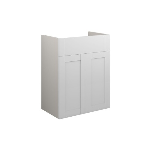 Anibel 500mm Standard Basin Unit - Matt White (Grey Cab) | V