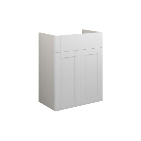 Anibel 500mm Standard Basin Unit - Matt White (Grey Cab) | V